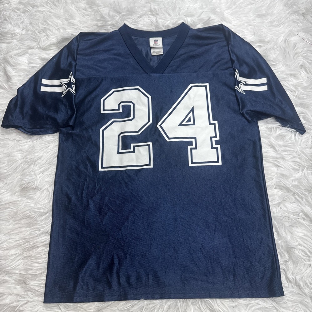 Vintage Marion Barber Cowboys Jersey Men's Medium M Blue NFL Team‎ Apparel